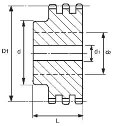 Roller Chain Triplex